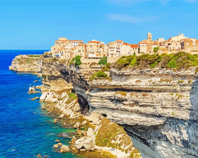 Bonifacio corsica painting by numbers.jpeg