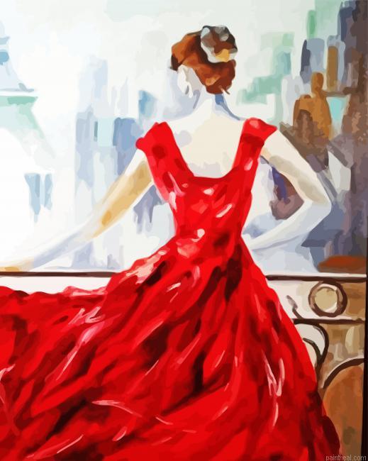 Bride in red dress painting by numbers.jpeg