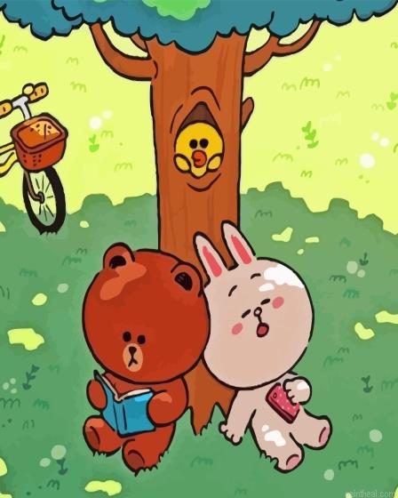 Brown and cony couple painting by numbers.jpeg