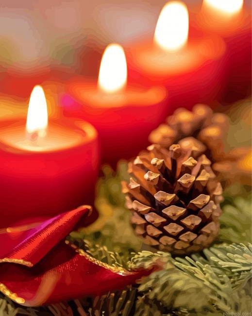 Brown pinecone decoration painting by numbers.jpeg