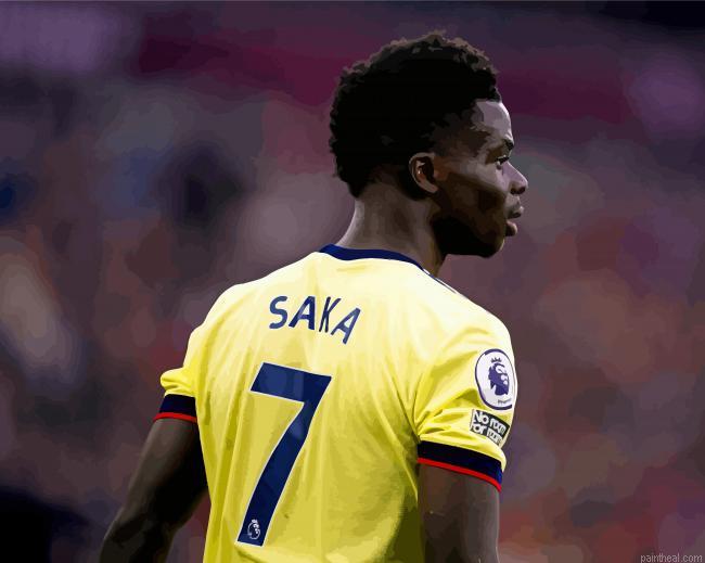 Bukayo saka football player painting by numbers.jpeg