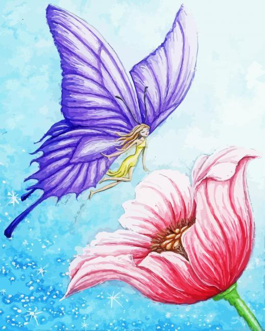 Butterfly fairy art painting by numbers.jpeg