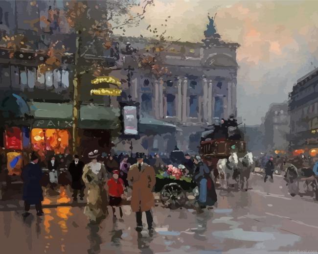Cafe de la paix by edouard cortes painting by numbers.jpeg