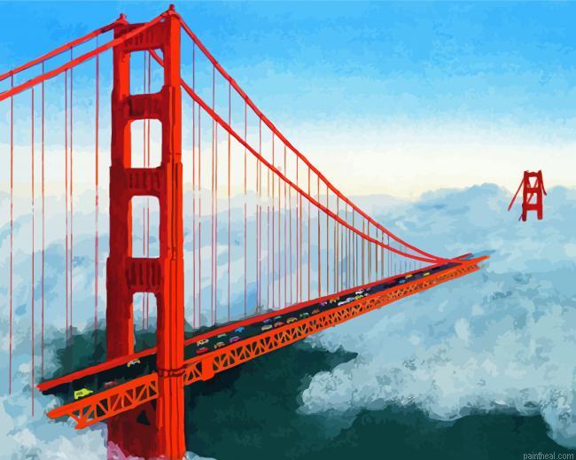 California golden gate bridge in fog painting by numbers.jpeg
