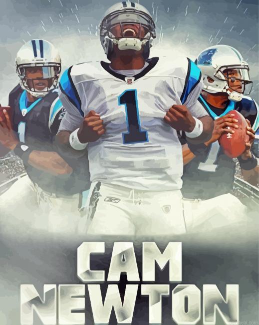 Cam newton poster painting by numbers.jpeg