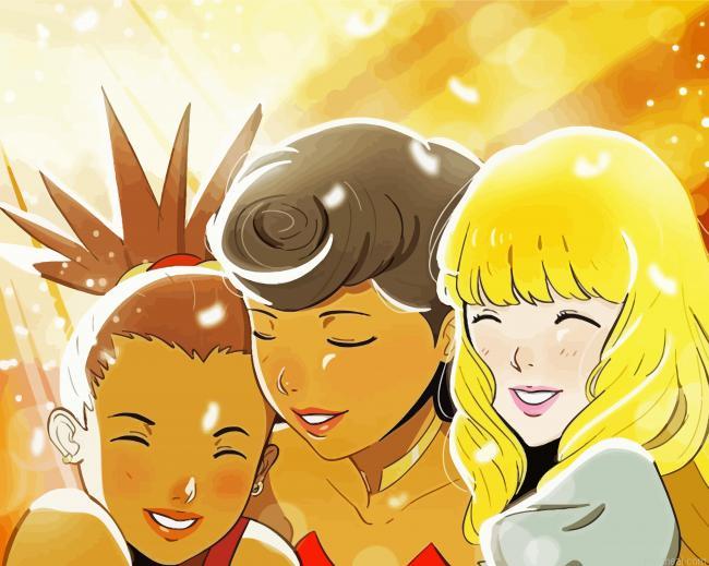 Carole and tuesday animation characters painting by numbers.jpeg