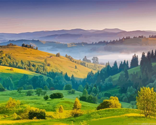 Carpathian mountains nature painting by numbers.jpeg