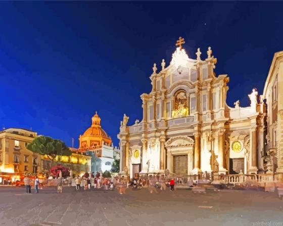 Cathedral of sant agata in catania sicily painting by numbers.jpeg