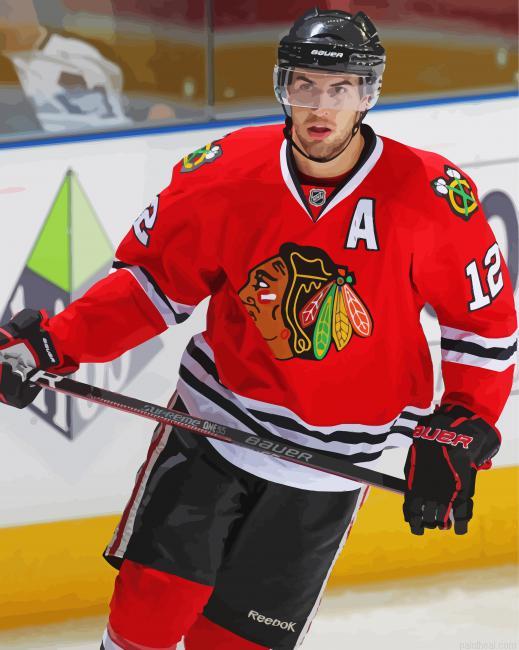 Chicago blackhawks ice hockey player painting by numbers.jpeg