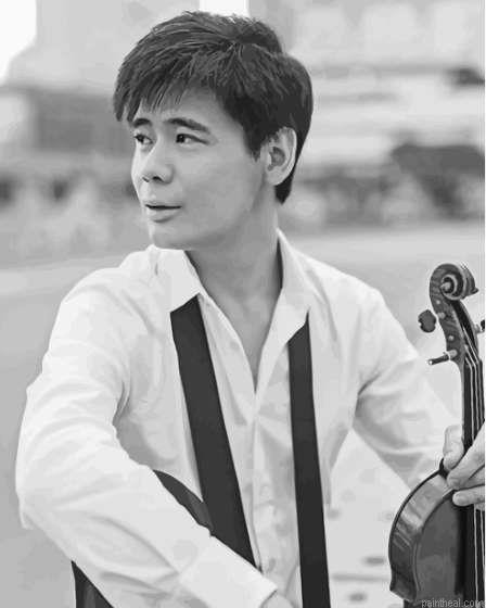 Chinese man posing violin painting by numbers.jpeg