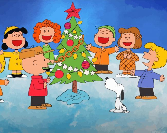 Christmas charlie brown painting by numbers.jpeg