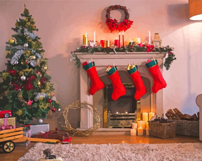 Christmas fireplace painting by numbers.jpeg