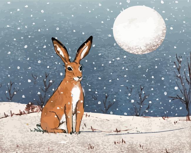 Christmas hare full moon painting by numbers.jpeg