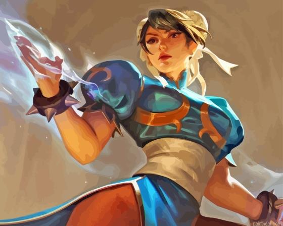 Chun li anime girl painting by numbers.jpeg