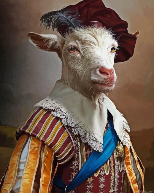 Classic classy goat painting by numbers.jpeg