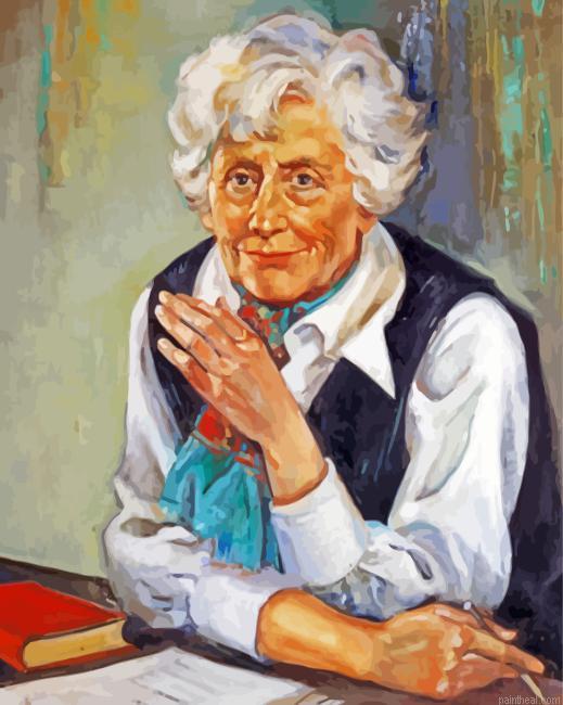 Classy old woman art painting by numbers.jpeg