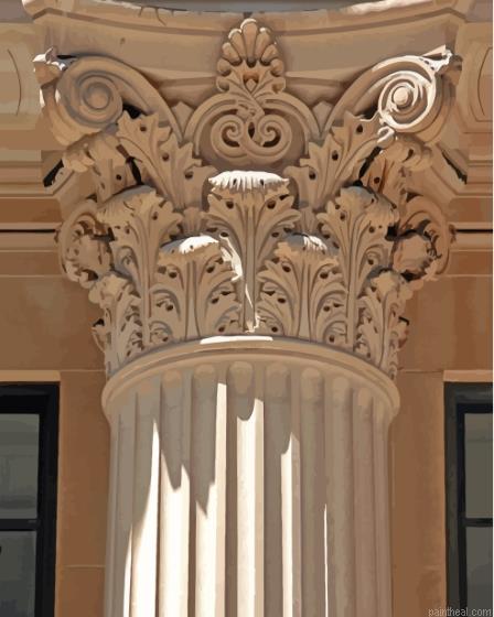 Close up corinthian roman columns painting by numbers.jpeg