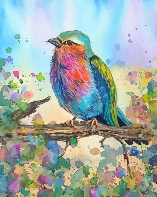 Cocol lilac breasted roller painting by numbers.jpeg