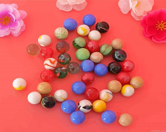 Colorful glass marble balls painting by numbers.jpeg