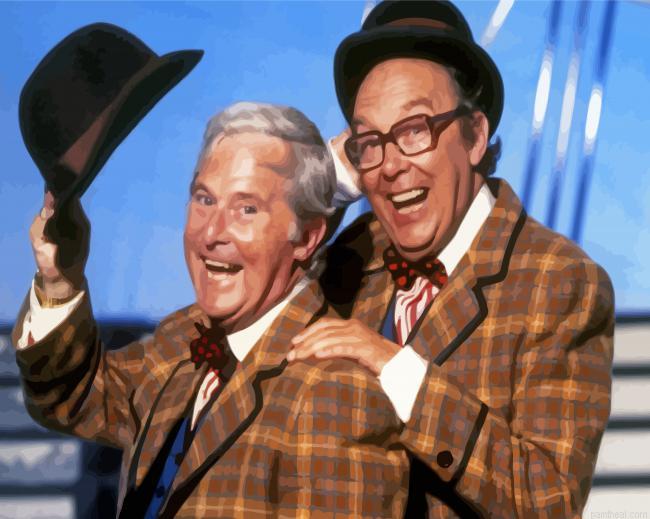 Comedy duo morecambe and wise painting by numbers.jpeg