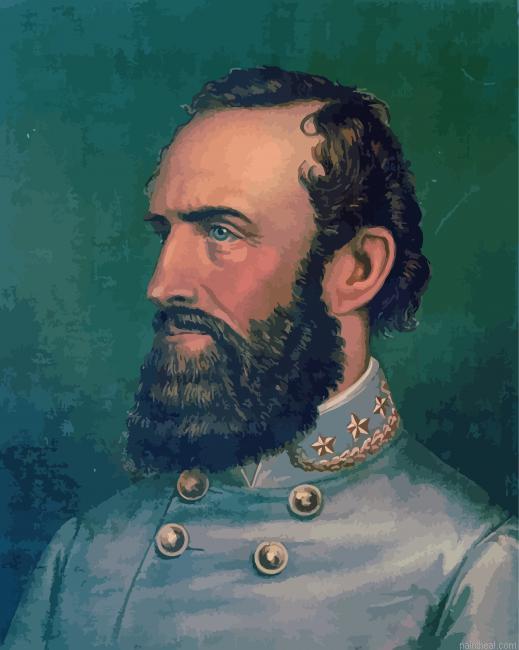 Confederate commander stonewall jackson painting by numbers.jpeg