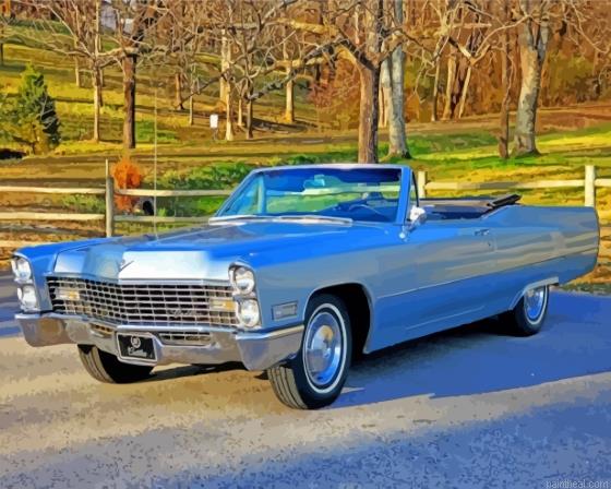 Cool 1967 cadillac painting by numbers.jpeg