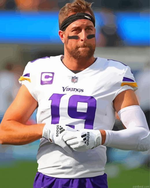 Cool adam thielen painting by numbers.jpeg