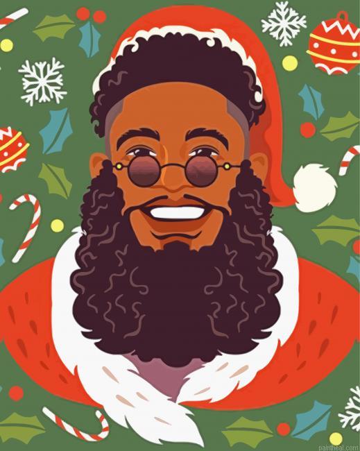 Cool black santa painting by numbers.jpeg
