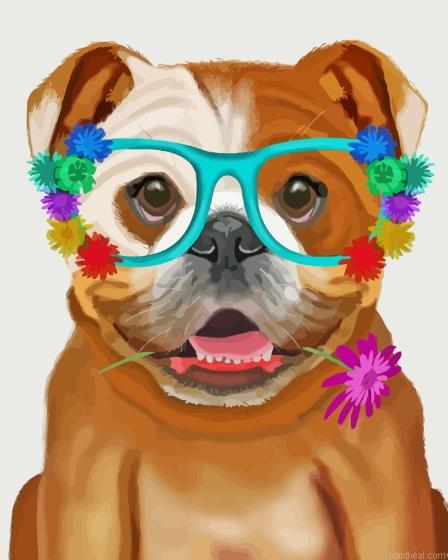 Cool dog in glasses painting by numbers.jpeg