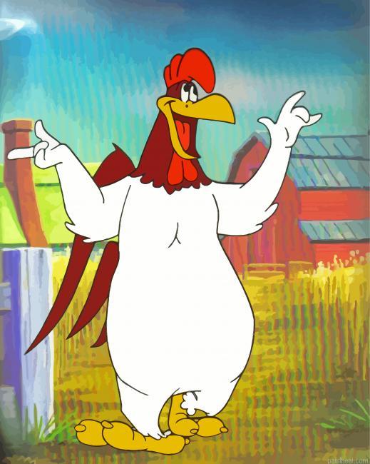 Cool foghorn leghorn painting by numbers.jpeg