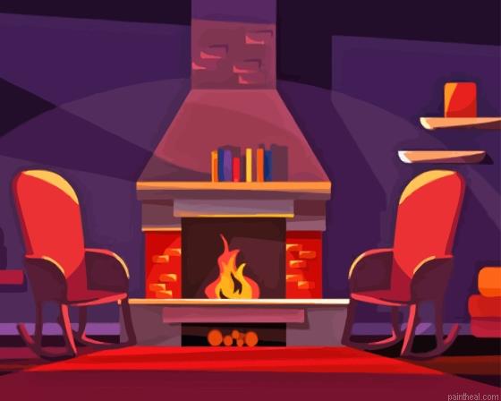 Cozy fireplace illustration painting by numbers.jpeg