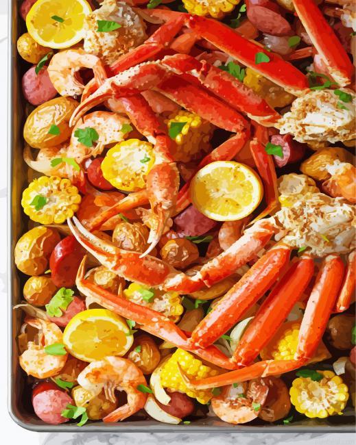 Crab boil plate painting by numbers.jpeg
