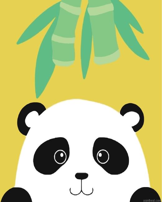 Cute panda painting by numbers.jpeg