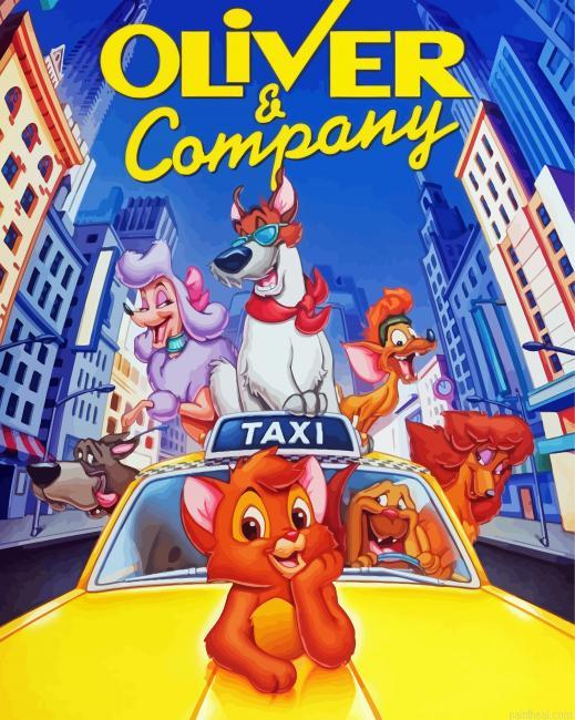 Disney oliver and company poster painting by numbers.jpeg