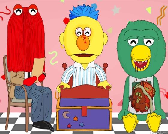 Dont hug me im scared dhmis painting by numbers.jpeg