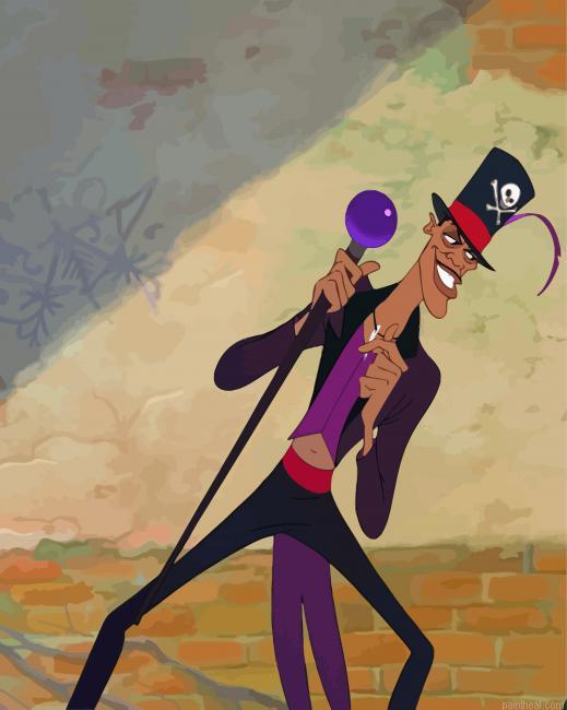 Dr facilier the princess and the frog painting by numbers.jpeg