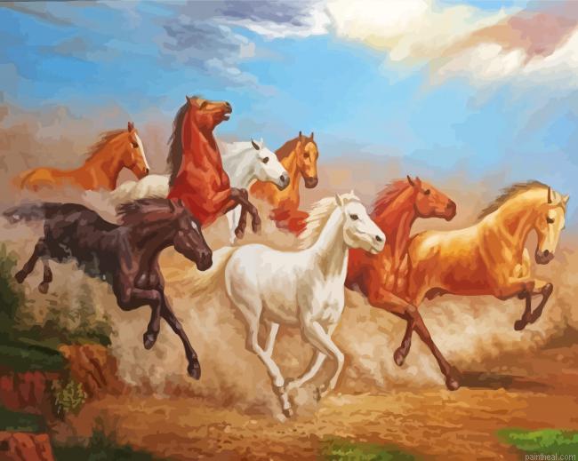 Eight horses running painting by numbers.jpeg