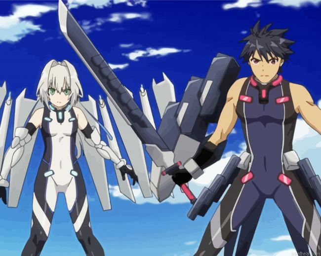 Emilia and hayato hundred anime characters painting by numbers.jpeg