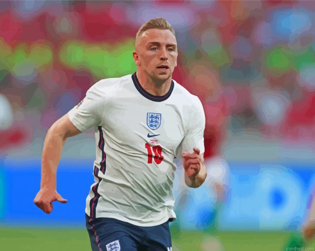 English footballer jarrod bowen painting by numbers.jpeg
