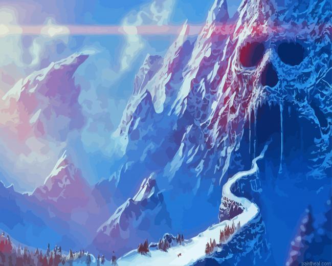 Fantasy skull painting by numbers.jpeg