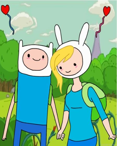 Finn and fionna painting by numbers.jpeg