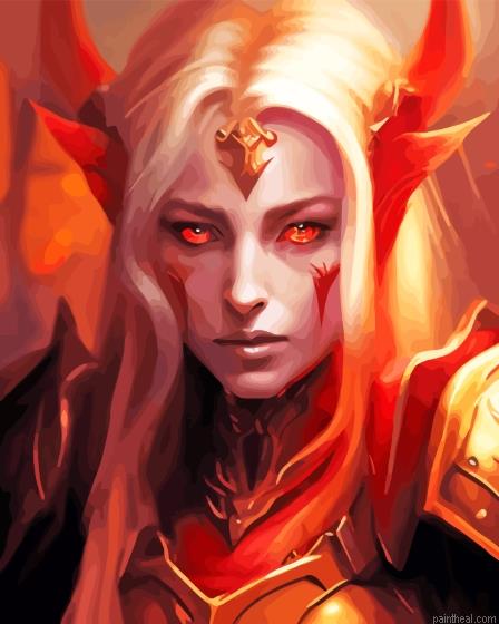 Fire elf girl painting by numbers.jpeg