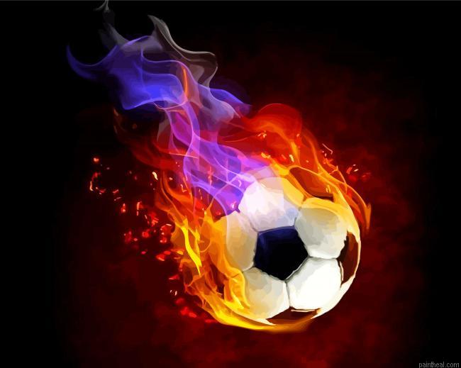 Flaming soccer ball painting by numbers.jpeg