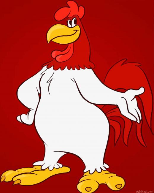 Foghorn leghorn art painting by numbers.jpeg