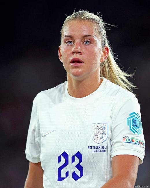 Football player alessia russo painting by numbers.jpeg