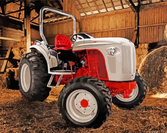 Ford 8n in the barn painting by numbers.jpeg