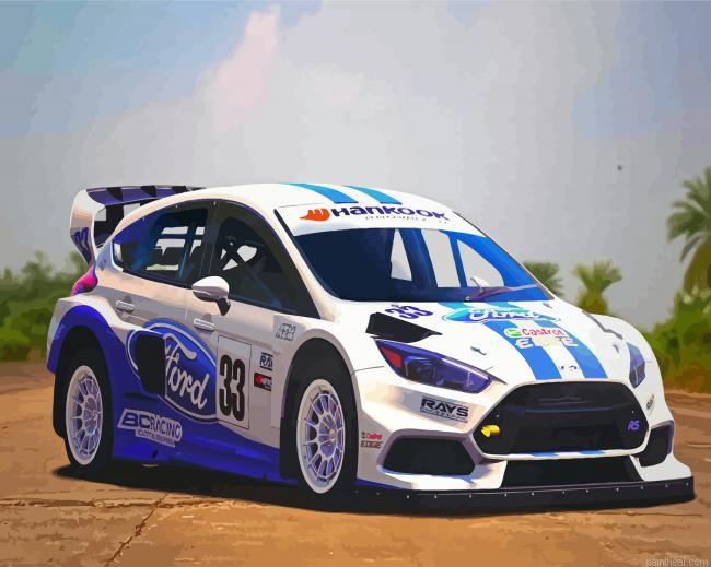 Ford rs racing car painting by numbers.jpeg
