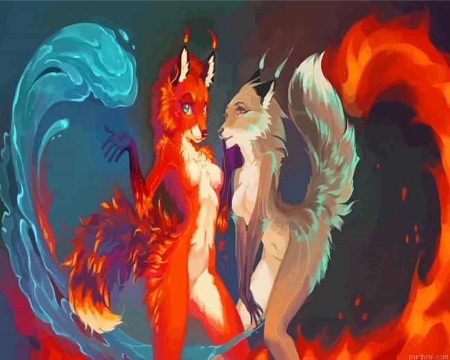 Fox anime fire and water painting by numbers.jpeg