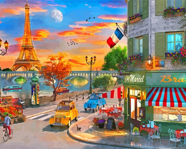 France paris cafe painting by numbers.jpeg