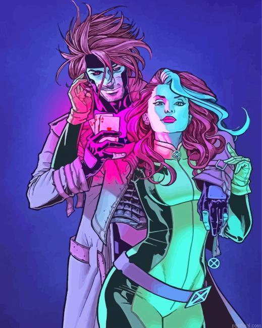 Gambit rogue painting by numbers.jpeg
